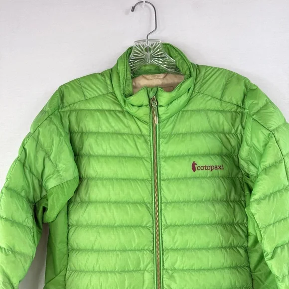 Cotopaxi Fuego LT Green 950 Goose Down Fill Jacket NWOT